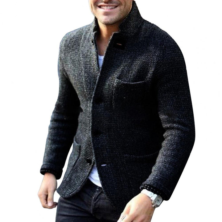 Mens Casual Button-Down Jacket Relaxed Fit