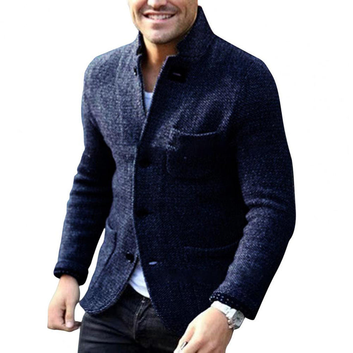 Mens Casual Button-Down Jacket Relaxed Fit