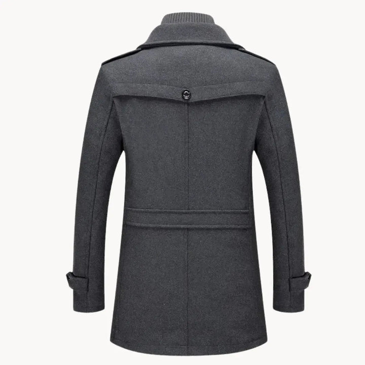 Mens Jacket Engineered Blend Long Cut Wind Resistant