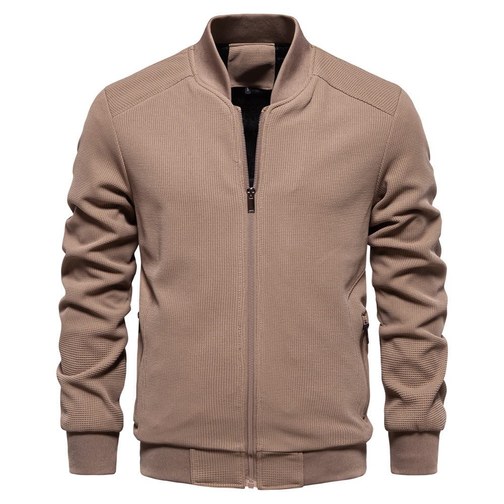 Mens Flight Jacket Zip-Up Classic Fit
