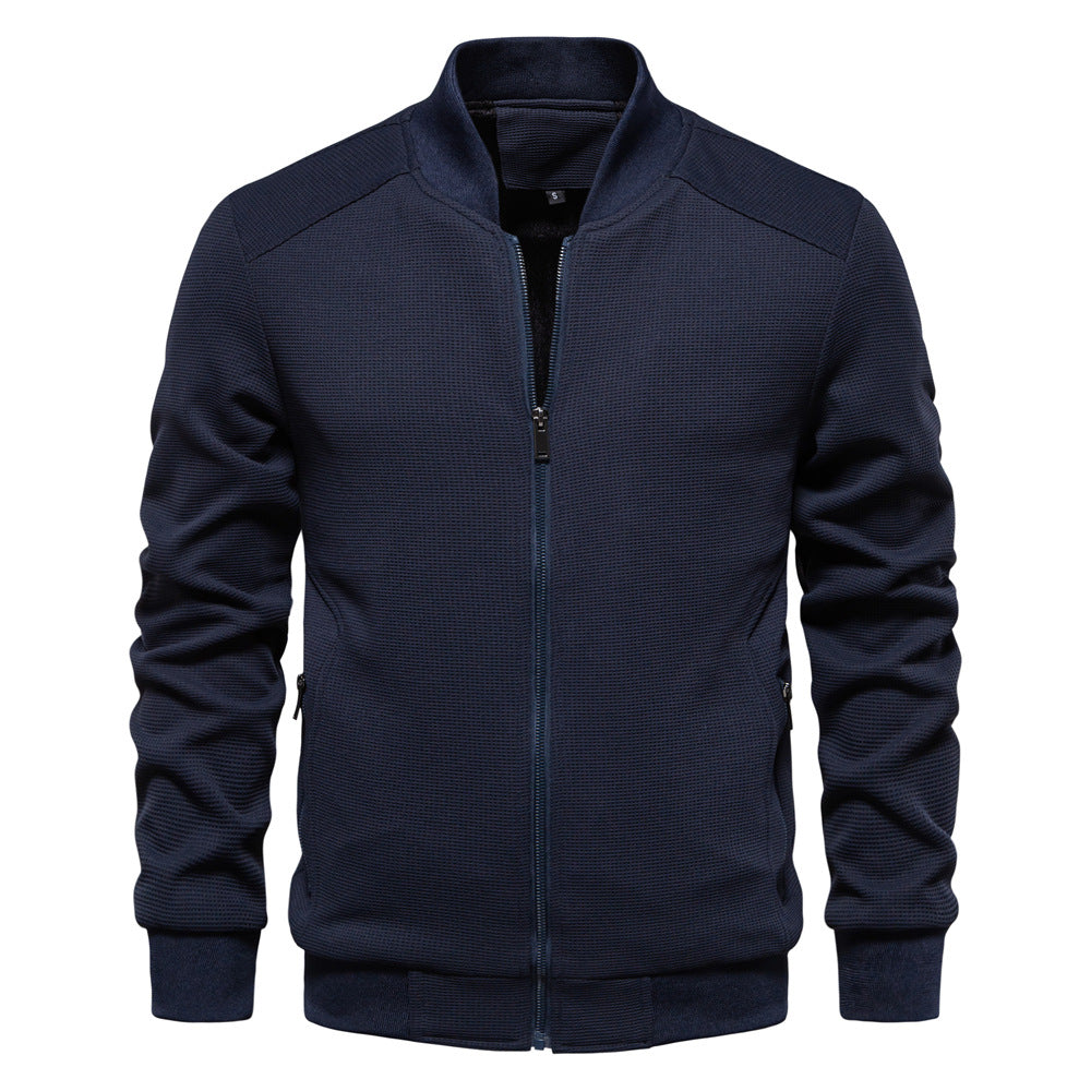 Mens Flight Jacket Zip-Up Classic Fit