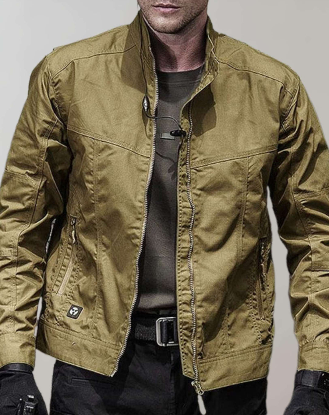 Mens Lightweight Blend Jacket Easy Movement Fit