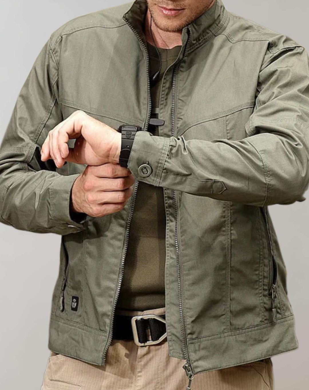 Mens Lightweight Blend Jacket Easy Movement Fit