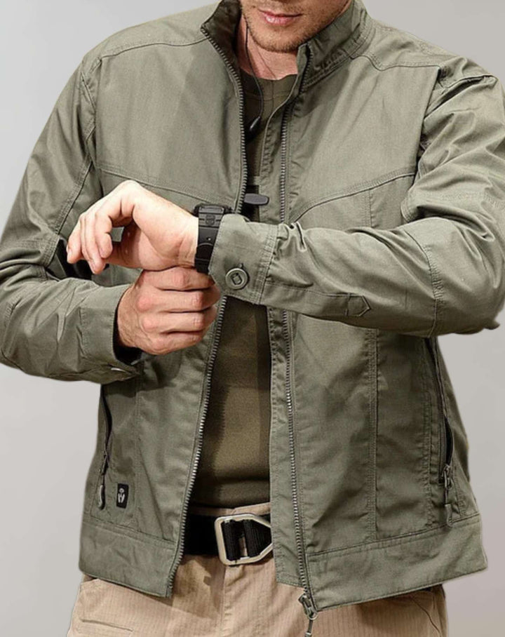 Mens Lightweight Blend Jacket Easy Movement Fit - BritishMode