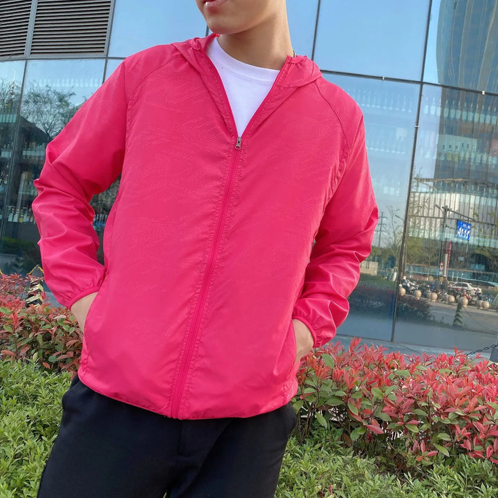 Unisex Lightweight Shell Jacket Wind Blocking Fit