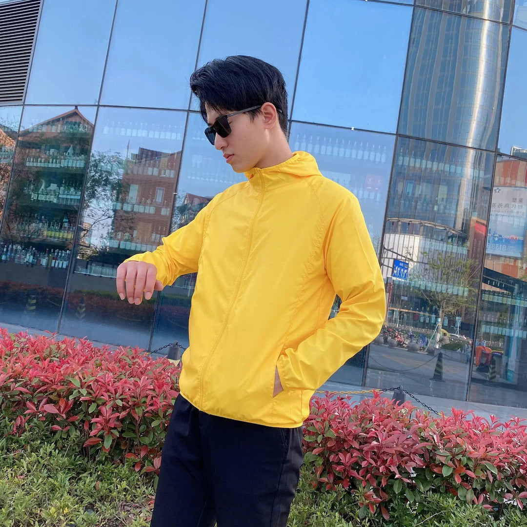 Unisex Lightweight Shell Jacket Wind Blocking Fit