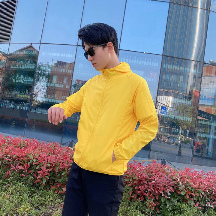 Unisex Lightweight Shell Jacket Wind Blocking Fit