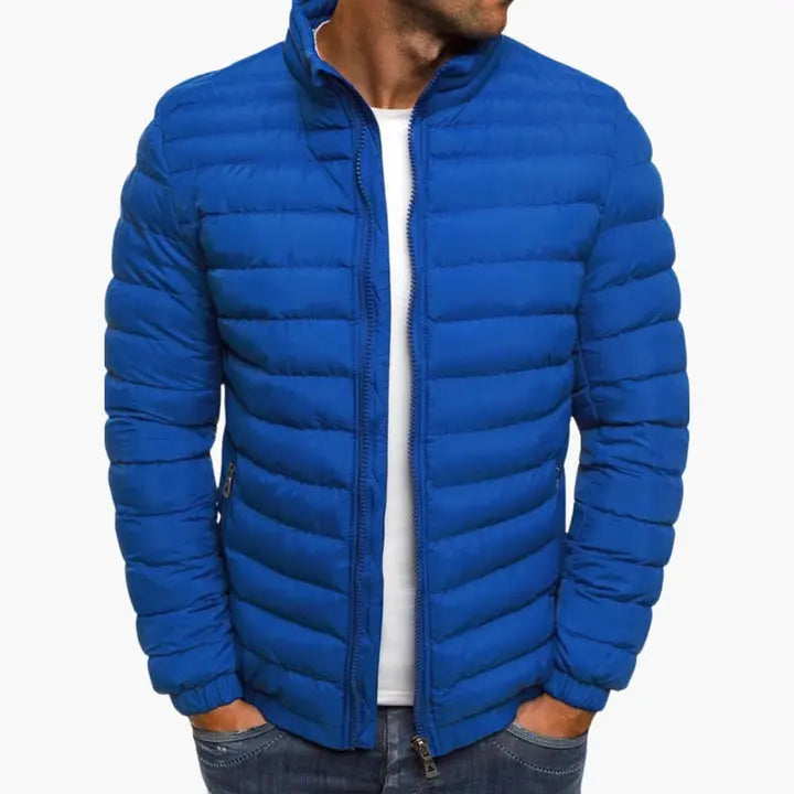 Mens Jacket Polyester Blend Insulated Liner Streamlined Fit