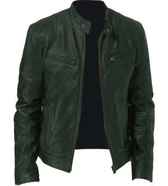 Unisex Insulated Polyester Blend Jacket Wind-Resistant