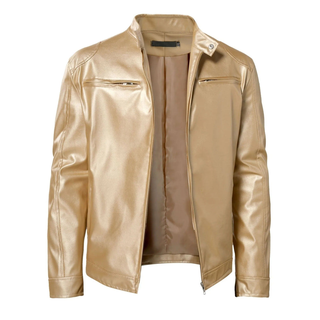 Unisex Insulated Polyester Blend Jacket Wind-Resistant