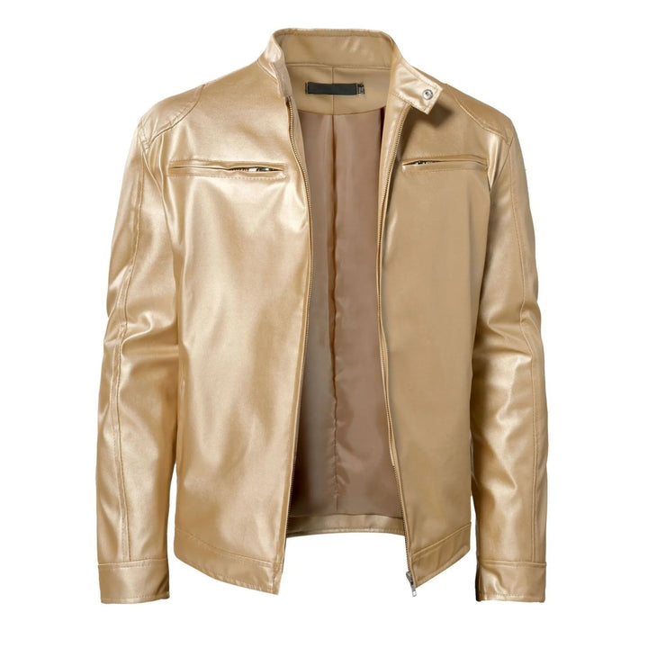 Unisex Insulated Polyester Blend Jacket Wind-Resistant