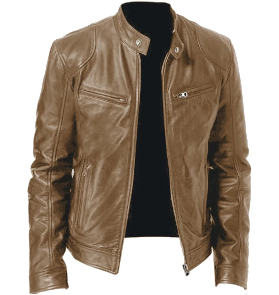 Unisex Insulated Polyester Blend Jacket Wind-Resistant
