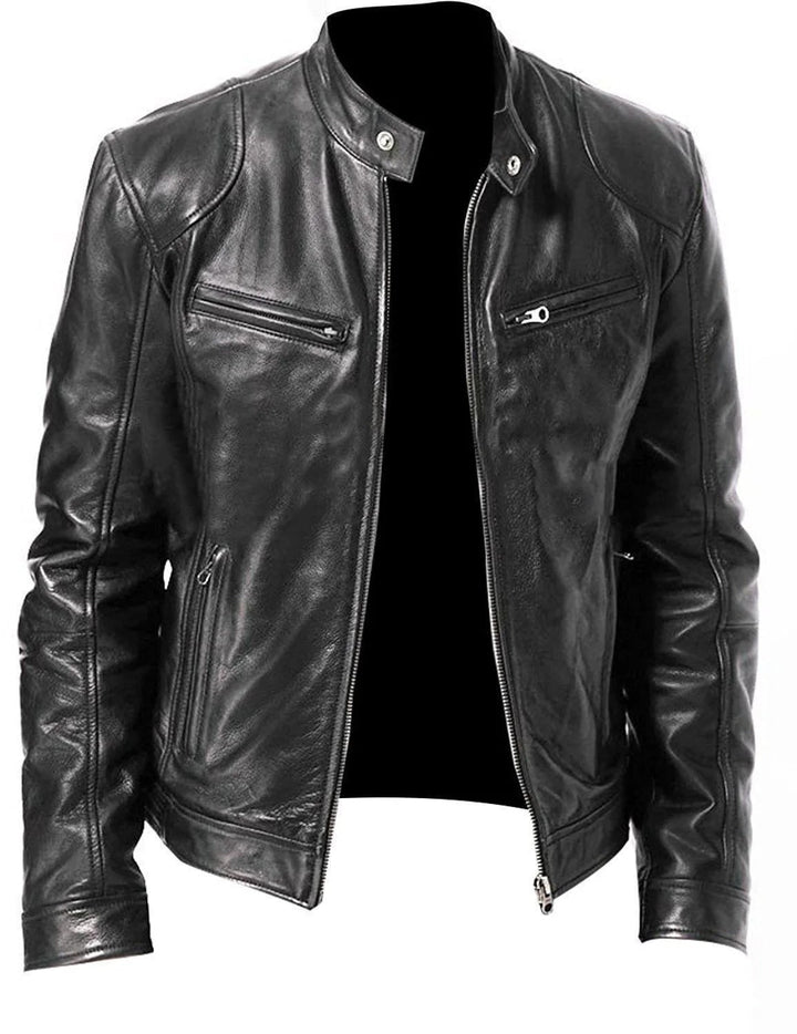 Unisex Insulated Polyester Blend Jacket Wind-Resistant