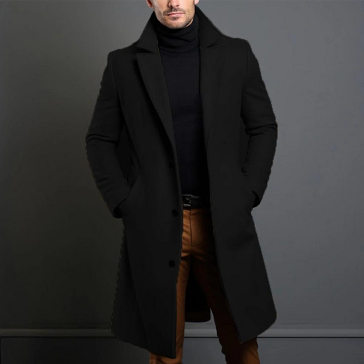 Mens Jacket Polyester Blend Structured Fit Warm Lining