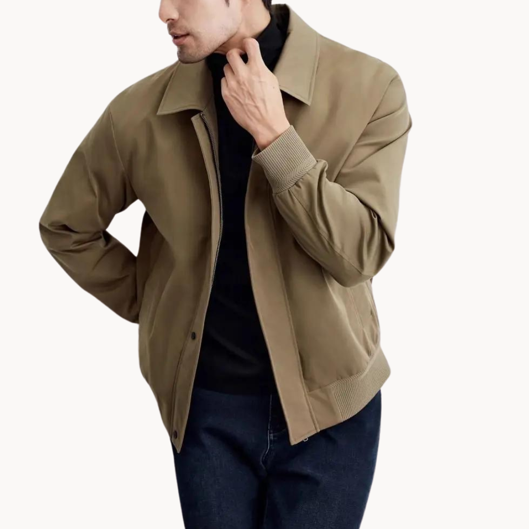 Mens Tailored Jacket Canvas Blend Structured Fit