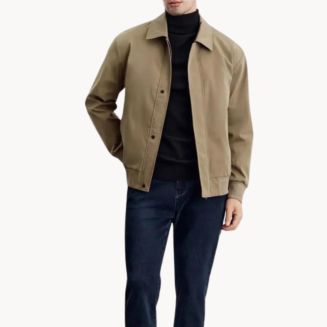Mens Tailored Jacket Canvas Blend Structured Fit