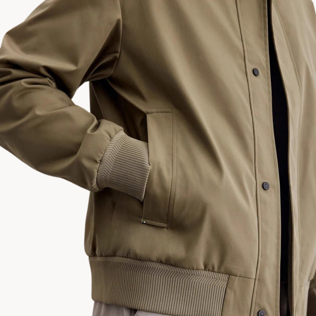 Mens Tailored Jacket Canvas Blend Structured Fit