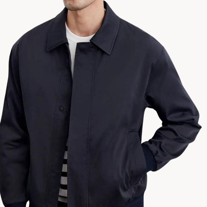Mens Tailored Jacket Canvas Blend Structured Fit