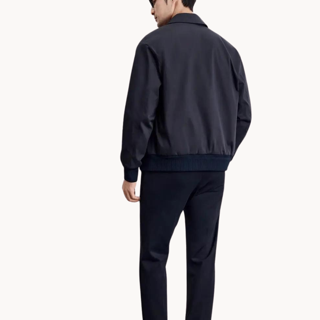 Mens Tailored Jacket Canvas Blend Structured Fit