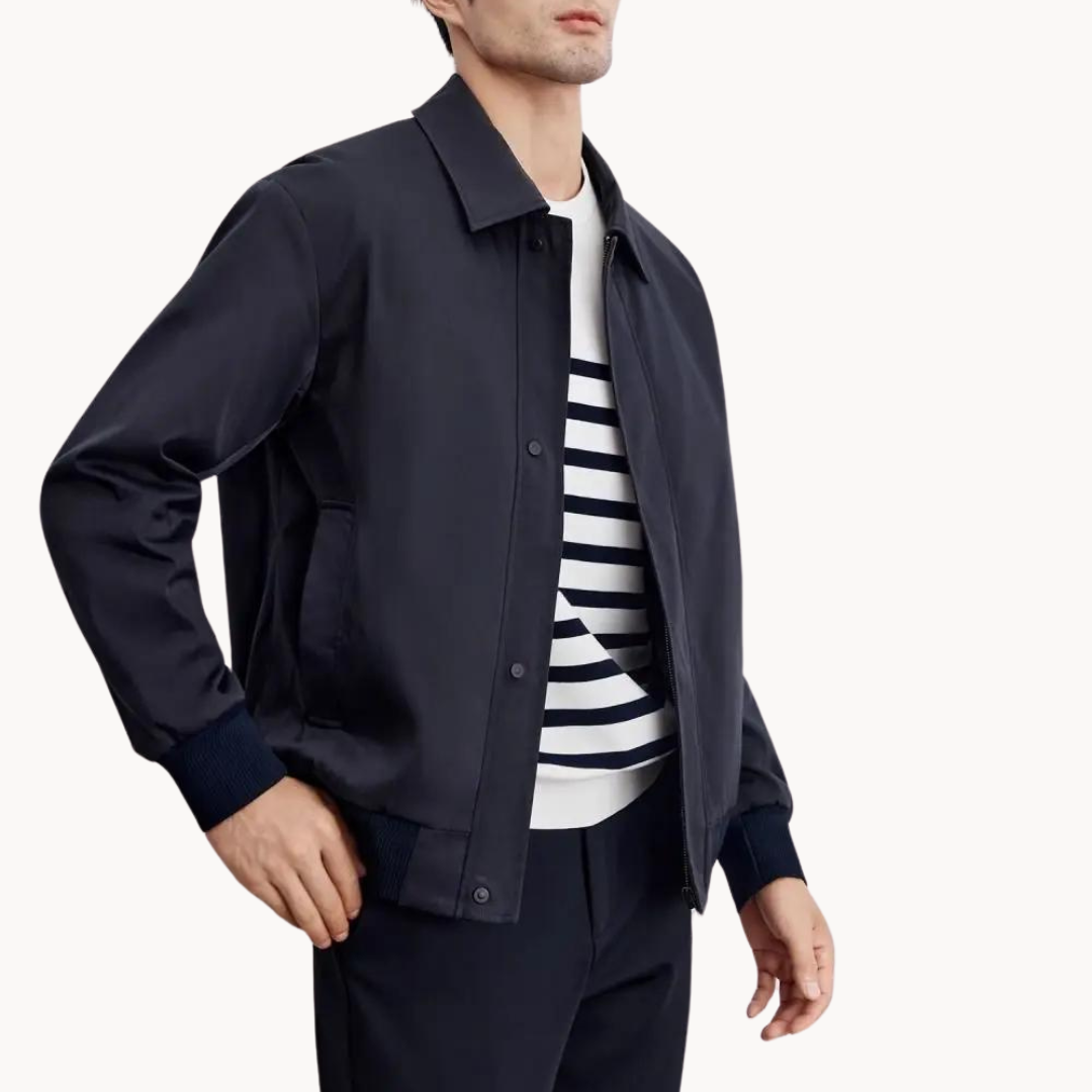 Mens Tailored Jacket Canvas Blend Structured Fit