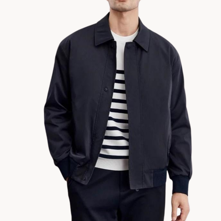 Mens Tailored Jacket Canvas Blend Structured Fit