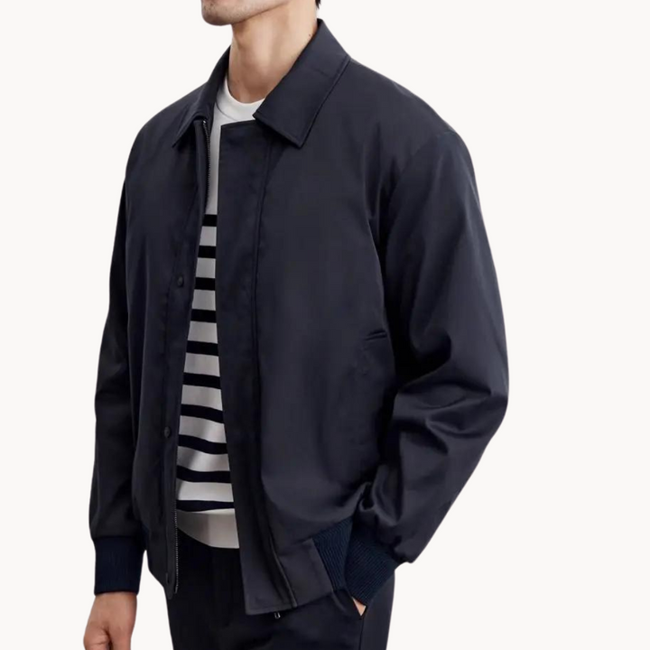Mens Tailored Jacket Canvas Blend Structured Fit