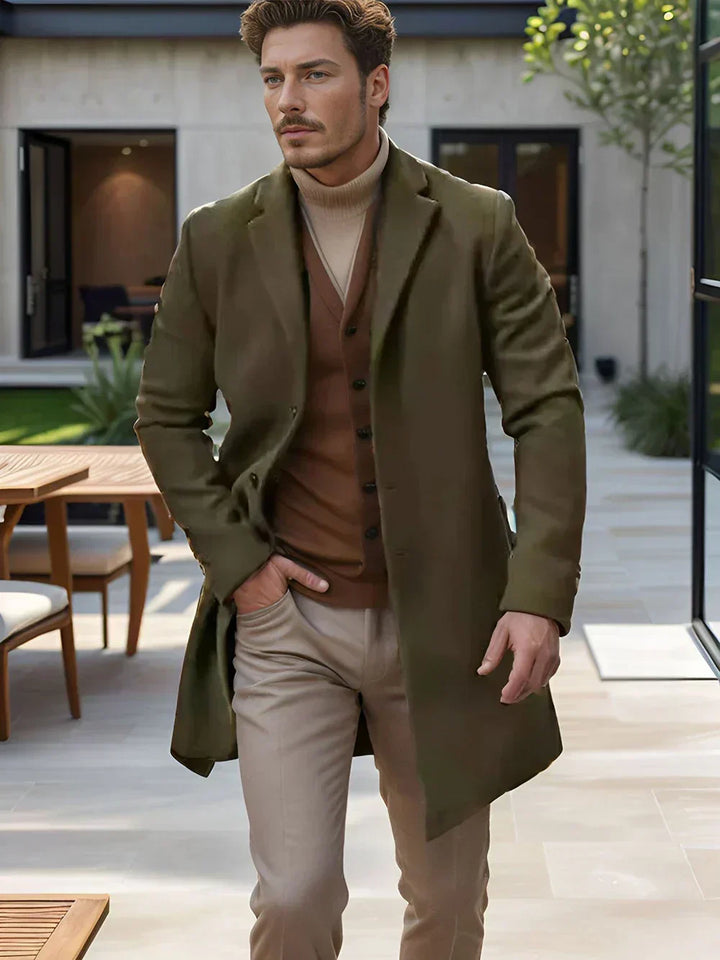 Mens Tailored Jacket Structured Shape Streamlined Fit - BritishMode