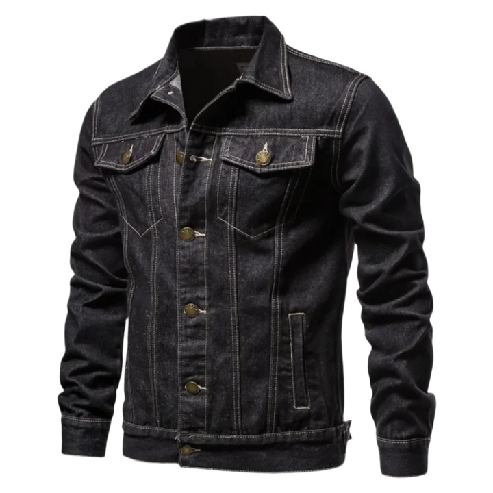 Womens Denim Blend Jacket Structured Fit for Movement
