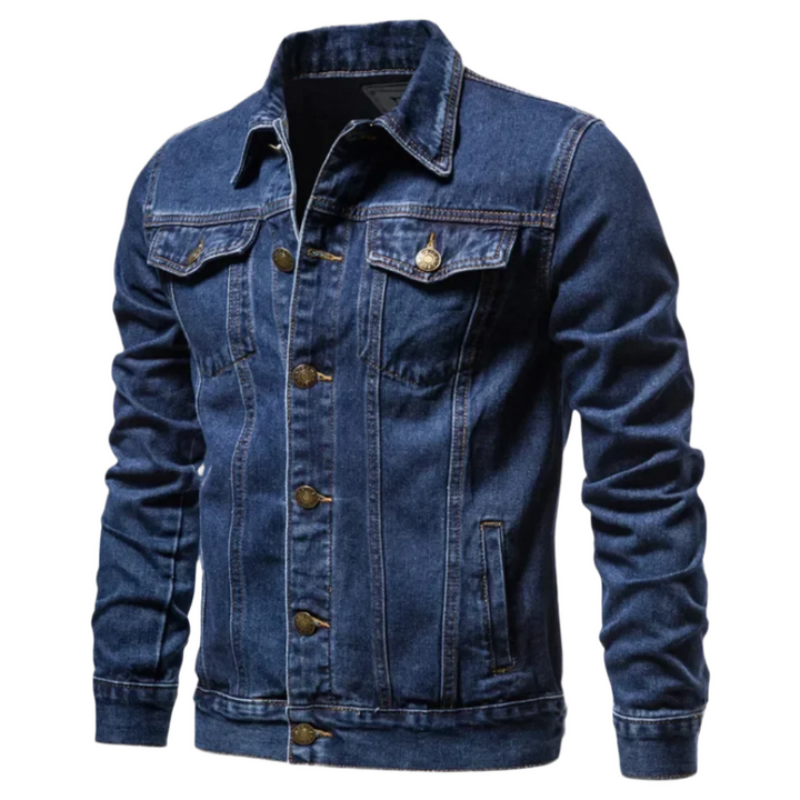 Womens Denim Blend Jacket Structured Fit for Movement