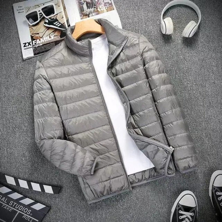 Water-Repellent Polyester Blend Jacket Rain Resistant