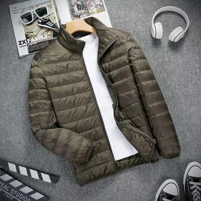 Mens Insulated Puffer Coat Slim Fit - BritishMode