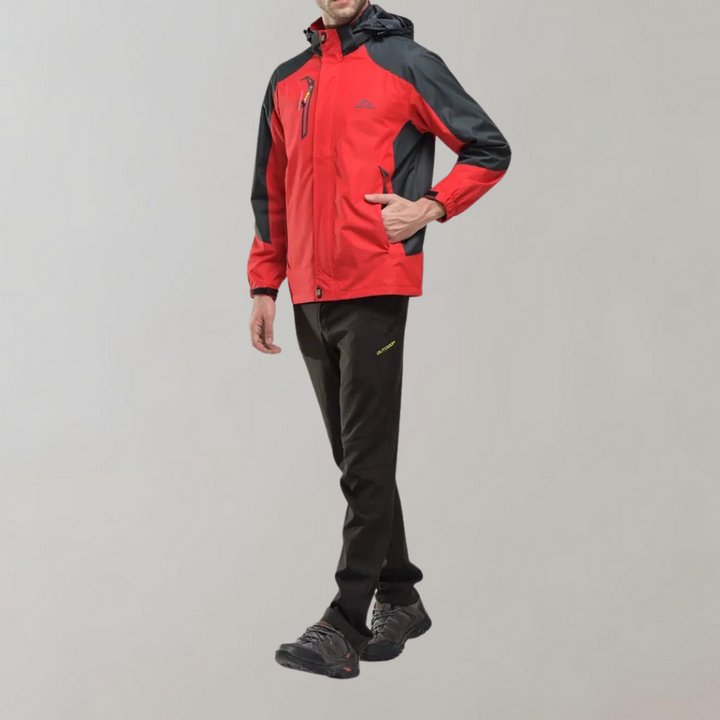 Unisex Waterproof Shell Jacket Windproof Breathable Layer