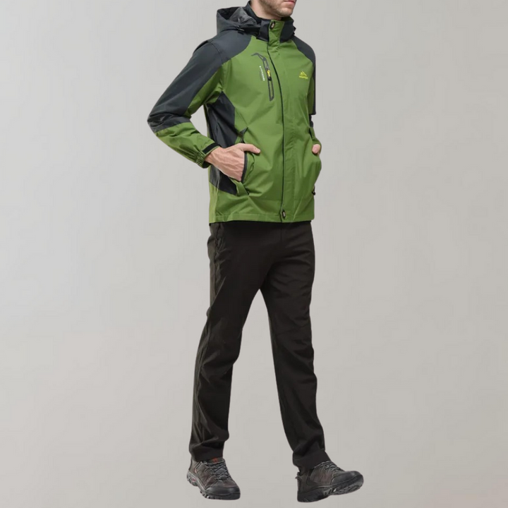 Unisex Waterproof Shell Jacket Windproof Breathable Layer