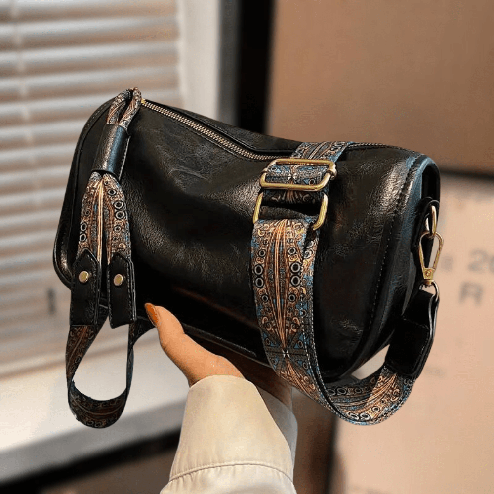 Womens Crossbody Bag Leather Adjustable Strap