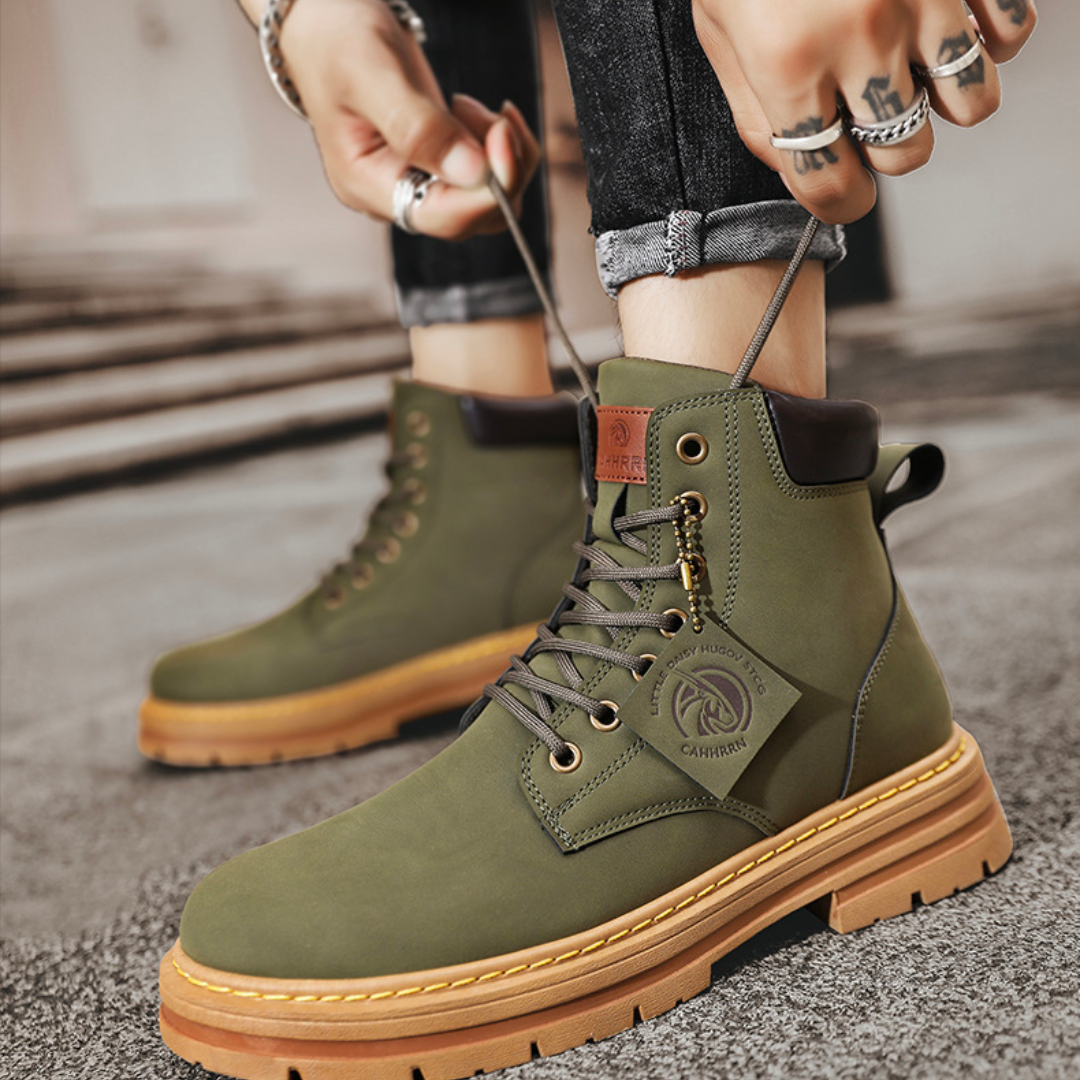 Mens Outdoor Winter Boots Durable Insulated