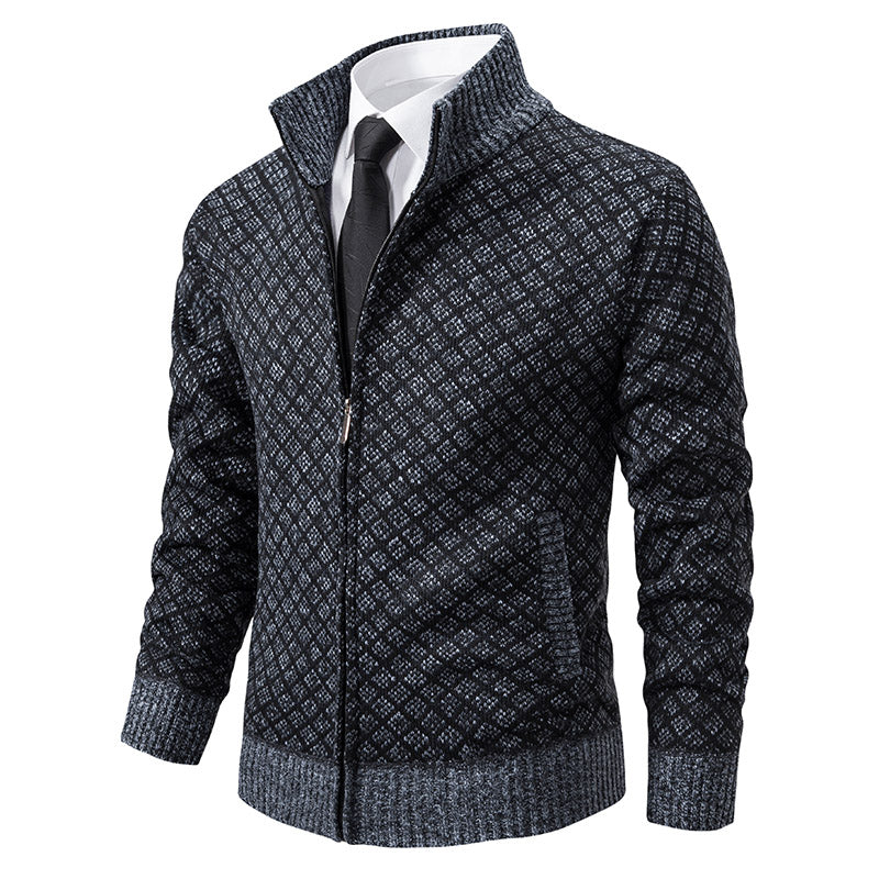 Mens Knit Sweater Jersey Fabric Regular Fit