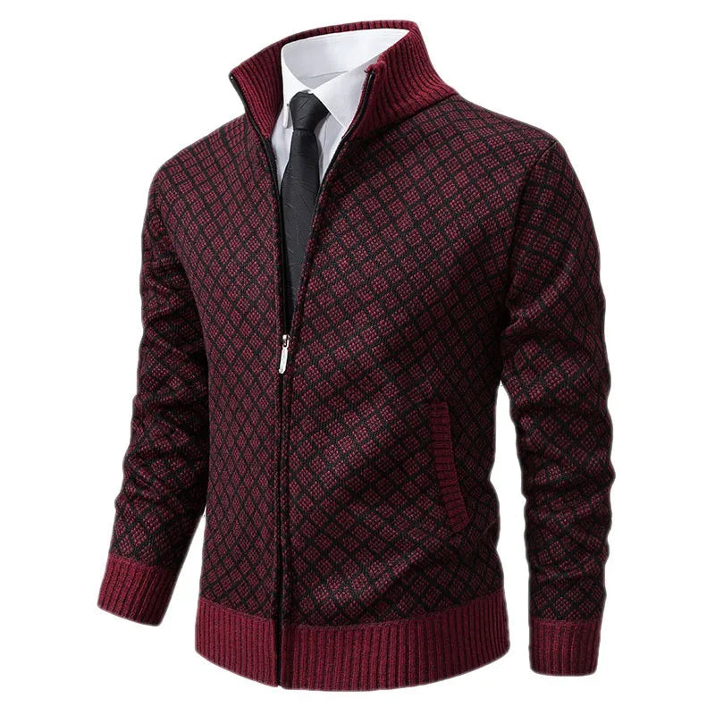 Mens Knit Sweater Jersey Fabric Regular Fit