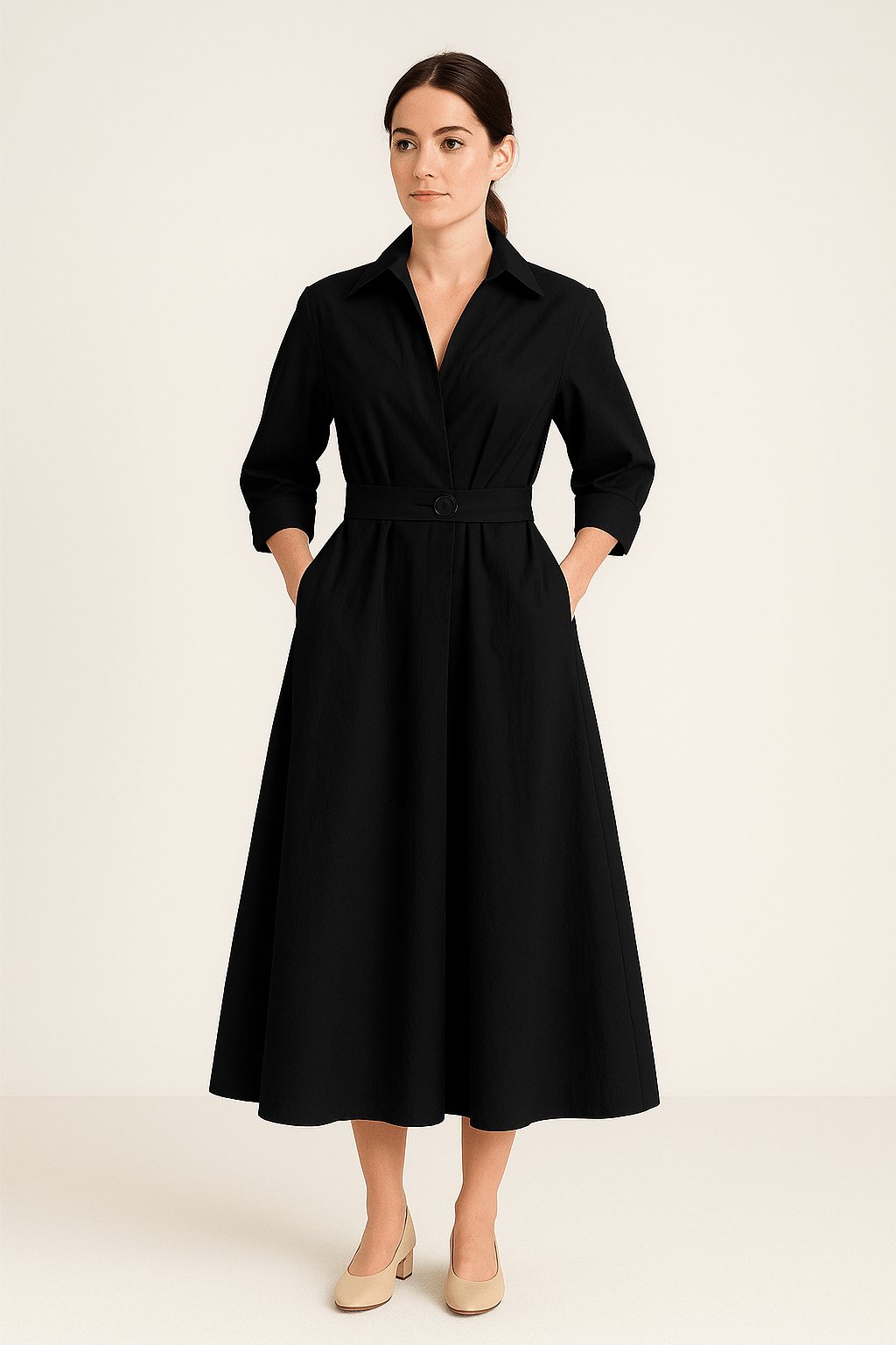 Womens Shirt Dress Cotton Relaxed Fit