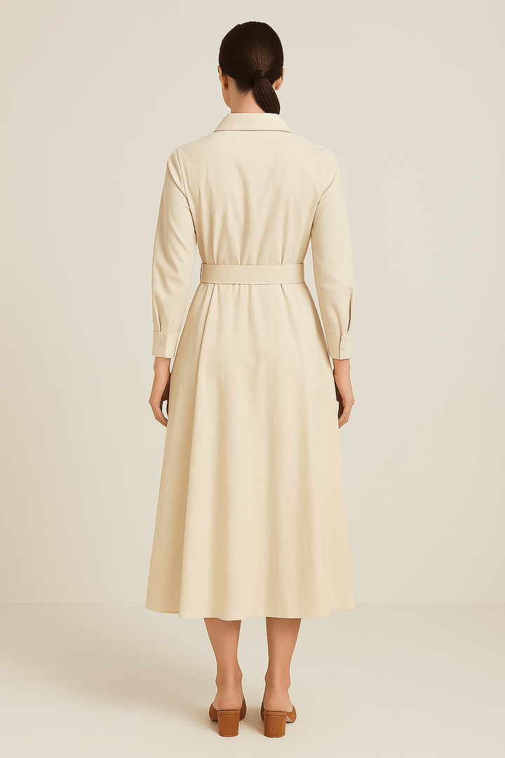 Womens Shirt Dress Cotton Relaxed Fit