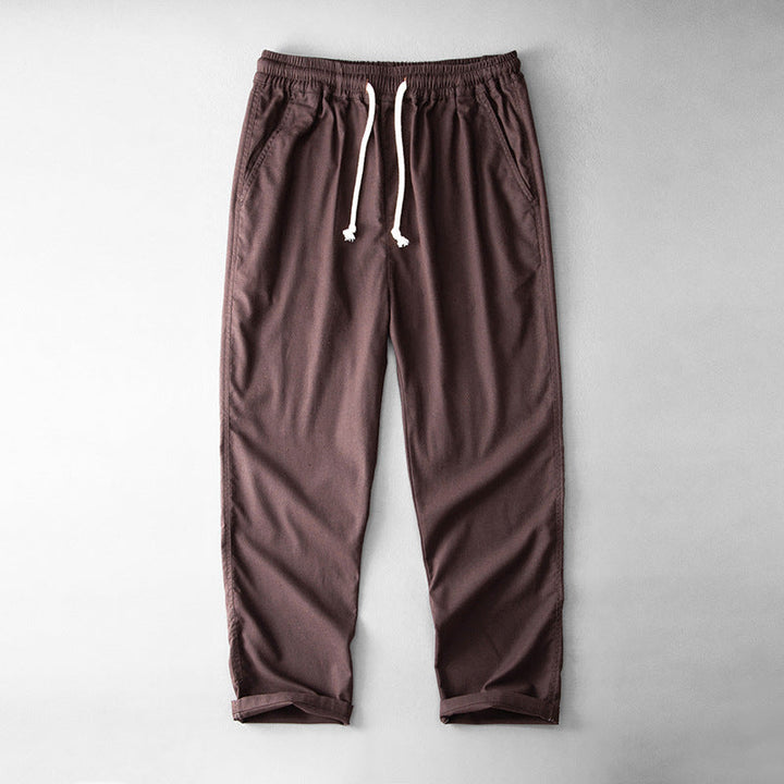Mens Joggers Relaxed Fit Elastic Waist Tapered Cuffs