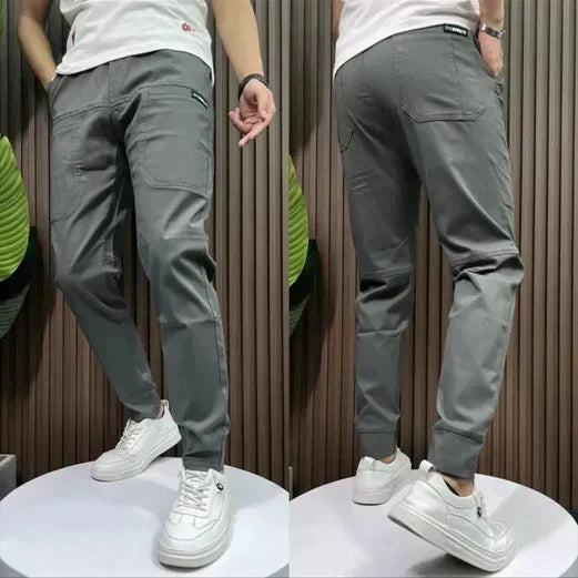 Mens Cargo Trousers Cotton Comfortable Fit