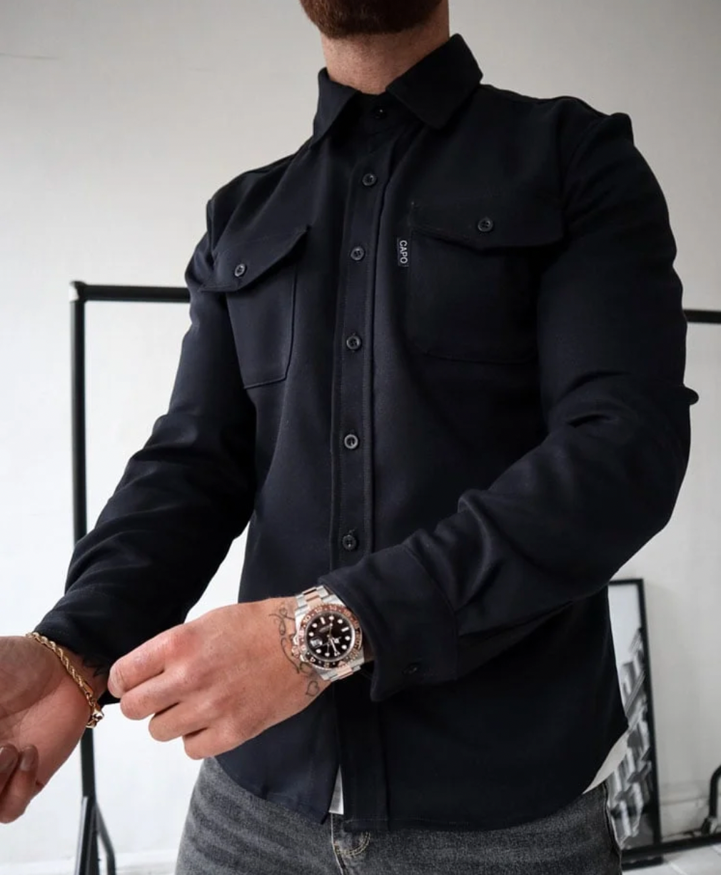 Mens Dress Shirt Slim Fit Classic