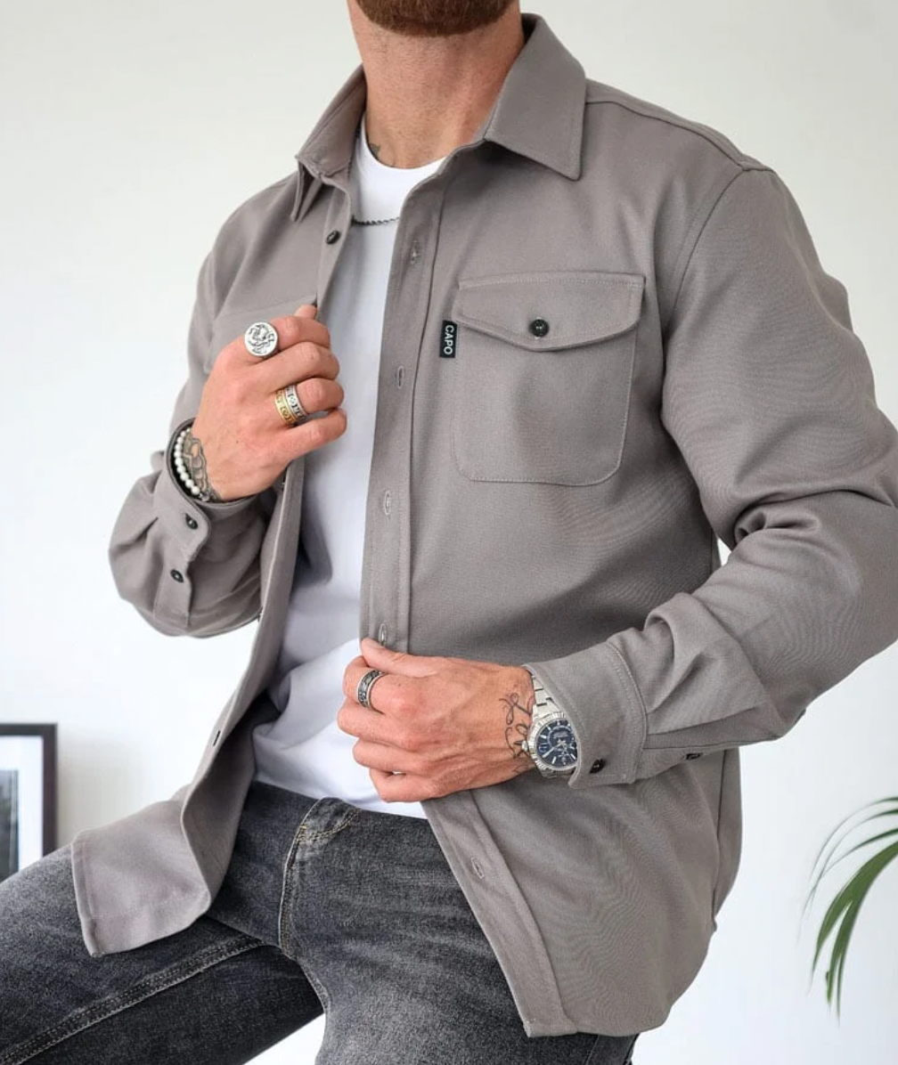 Mens Dress Shirt Slim Fit Classic