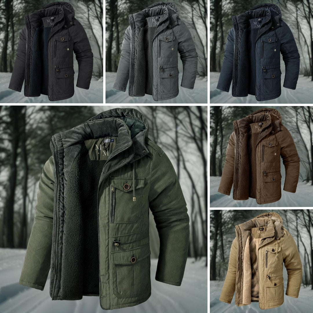 Mens Winter Jacket Insulated Warm Fit