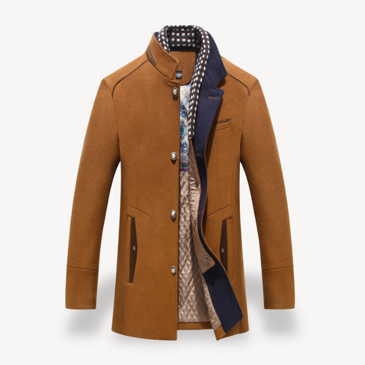 Mens Jacket Wool Cashmere Blend Regular Fit - BritishMode