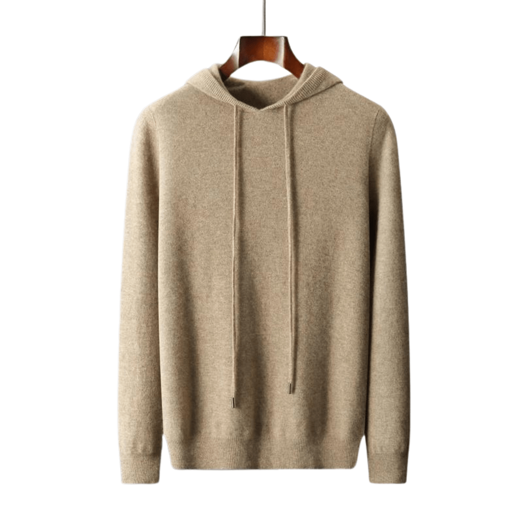 Mens Lightweight Knit Hoodie Jumper Casual Fit