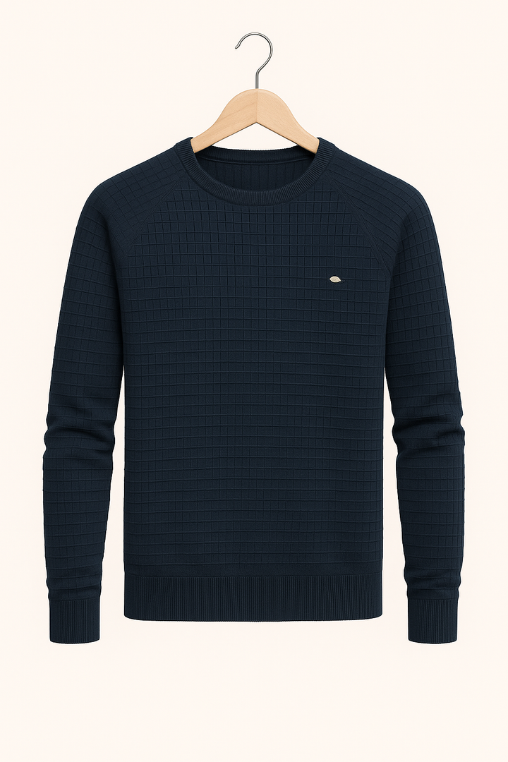 Mens Classic Knit Sweater Comfortable Fit - BritishMode