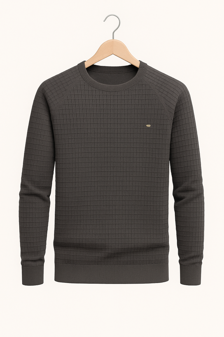 Mens Classic Knit Sweater Comfortable Fit