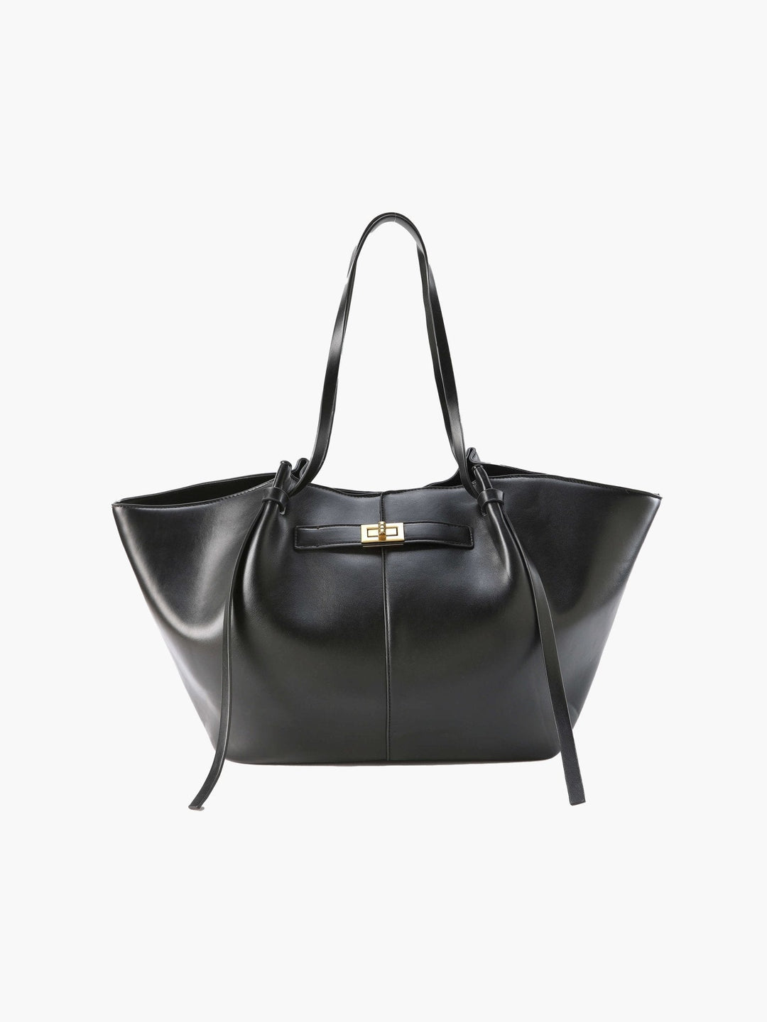 Womens Structured Shopper Bag Leather Handle - BritishMode