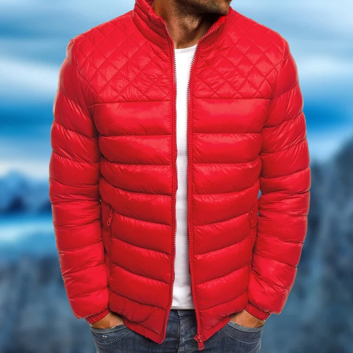 Mens Waterproof Puffer Jacket Insulated Warm Fit
